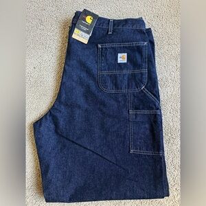 Carhartt FR Carpenter Jeans 44x36 Flame Resistant Work Pants Relaxed Fit Denim